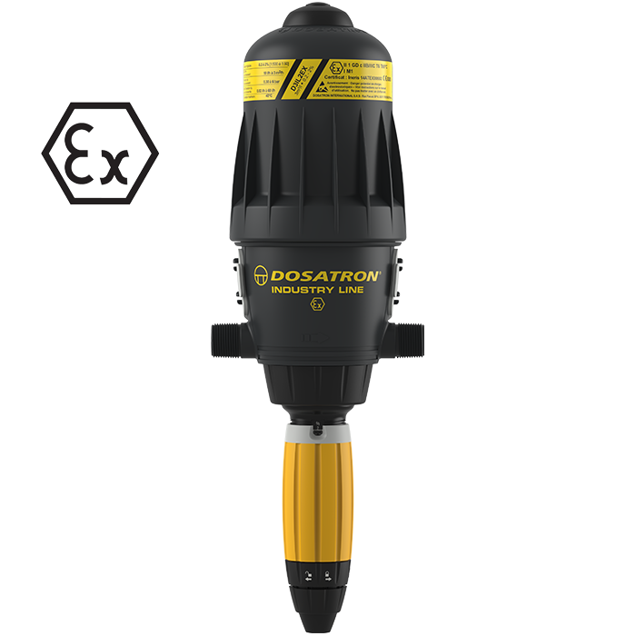 Dosatron ATEX certified pump - D3IL2ex model