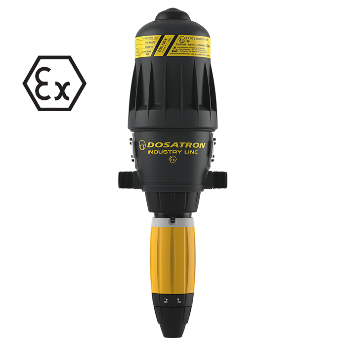 Pompa bersertifikasi Dosatron ATEX - model D3IL10ex