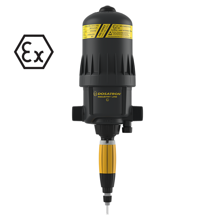 Bomba Dosatron con certificación ATEX - modelo D8IL3000ex