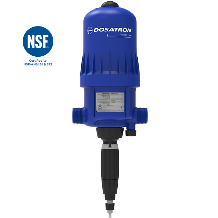 Pompa dosis klorin bersertifikasi NSF Dosatron - model D8WL3000